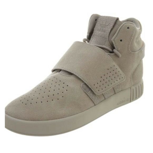 ADIDAS TUBULAR Invader Strap Brown High Top Shoes